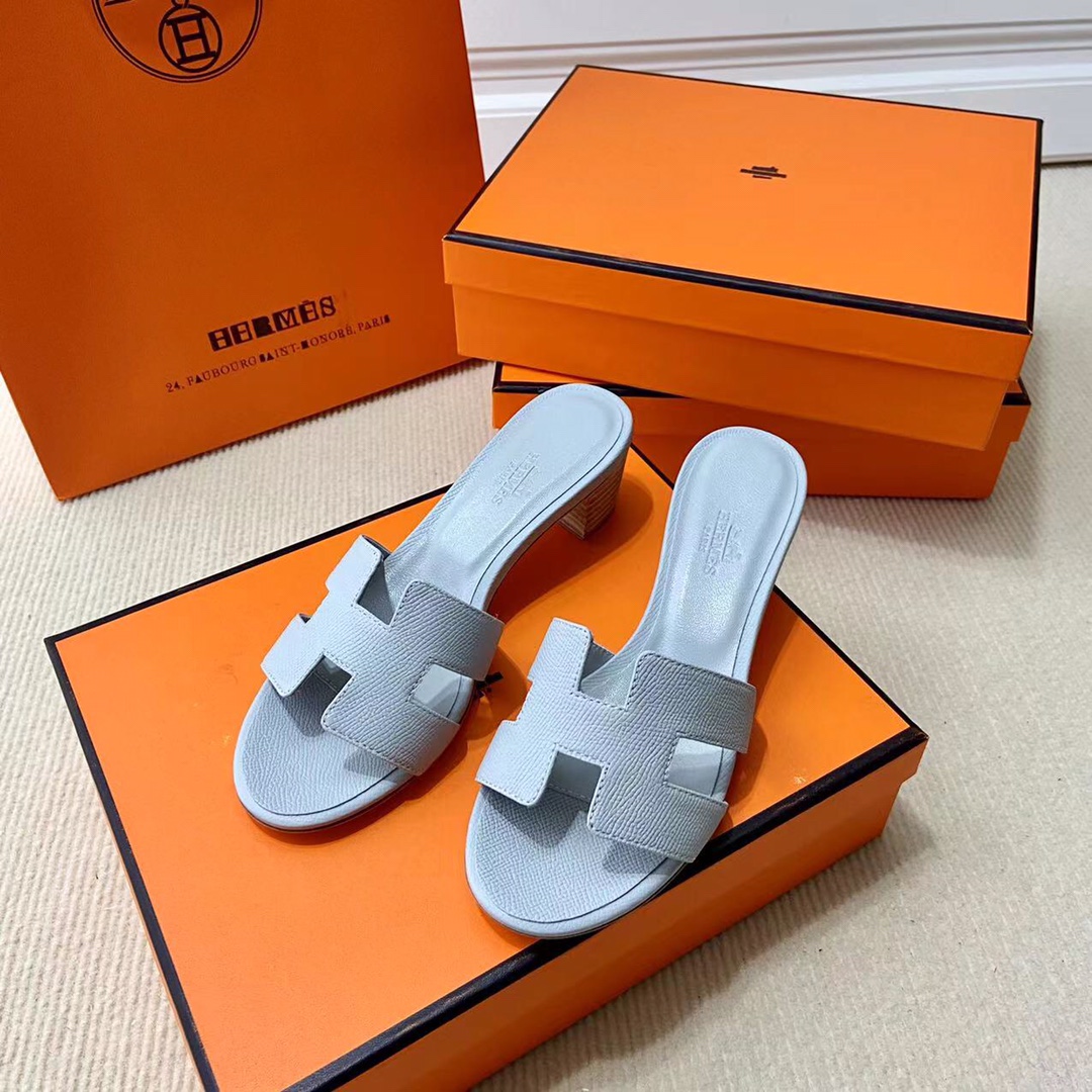 에르메스 올수공 오아시스 슬리퍼 샌들 앱송 24